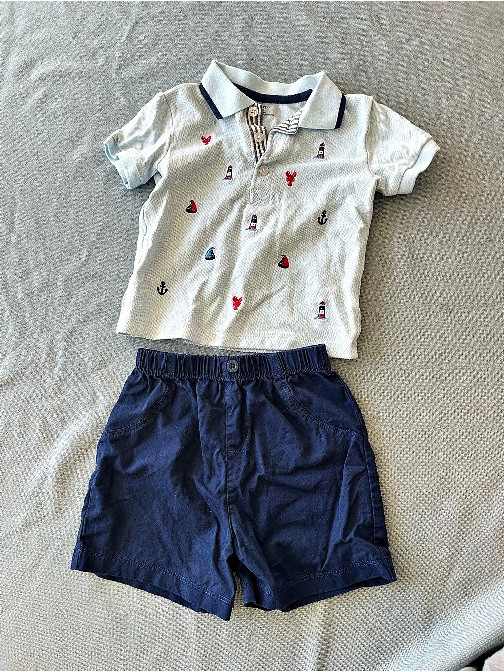 Boys 24 month Polo Shirt & Shorts Set